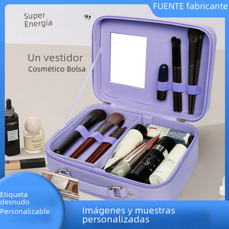 2023 Portable Travel Makeup Bag with Large Capacity